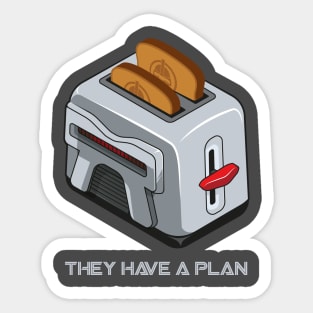 fraking toaster Sticker